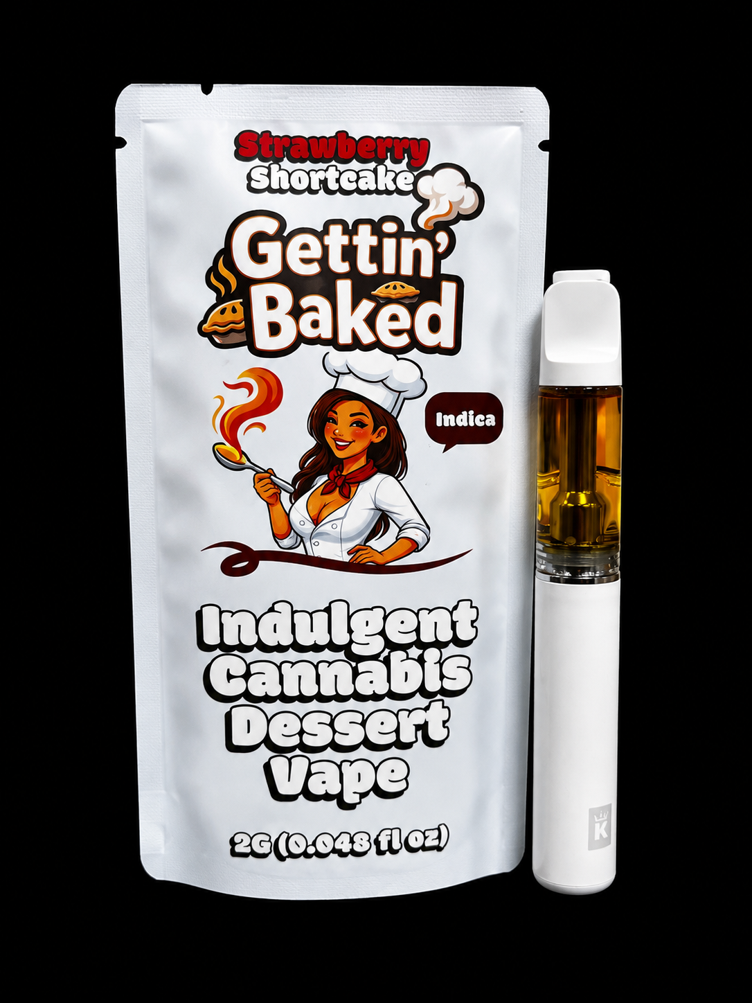 Gettin' Baked Strawberry Shortcake Dessert Vape