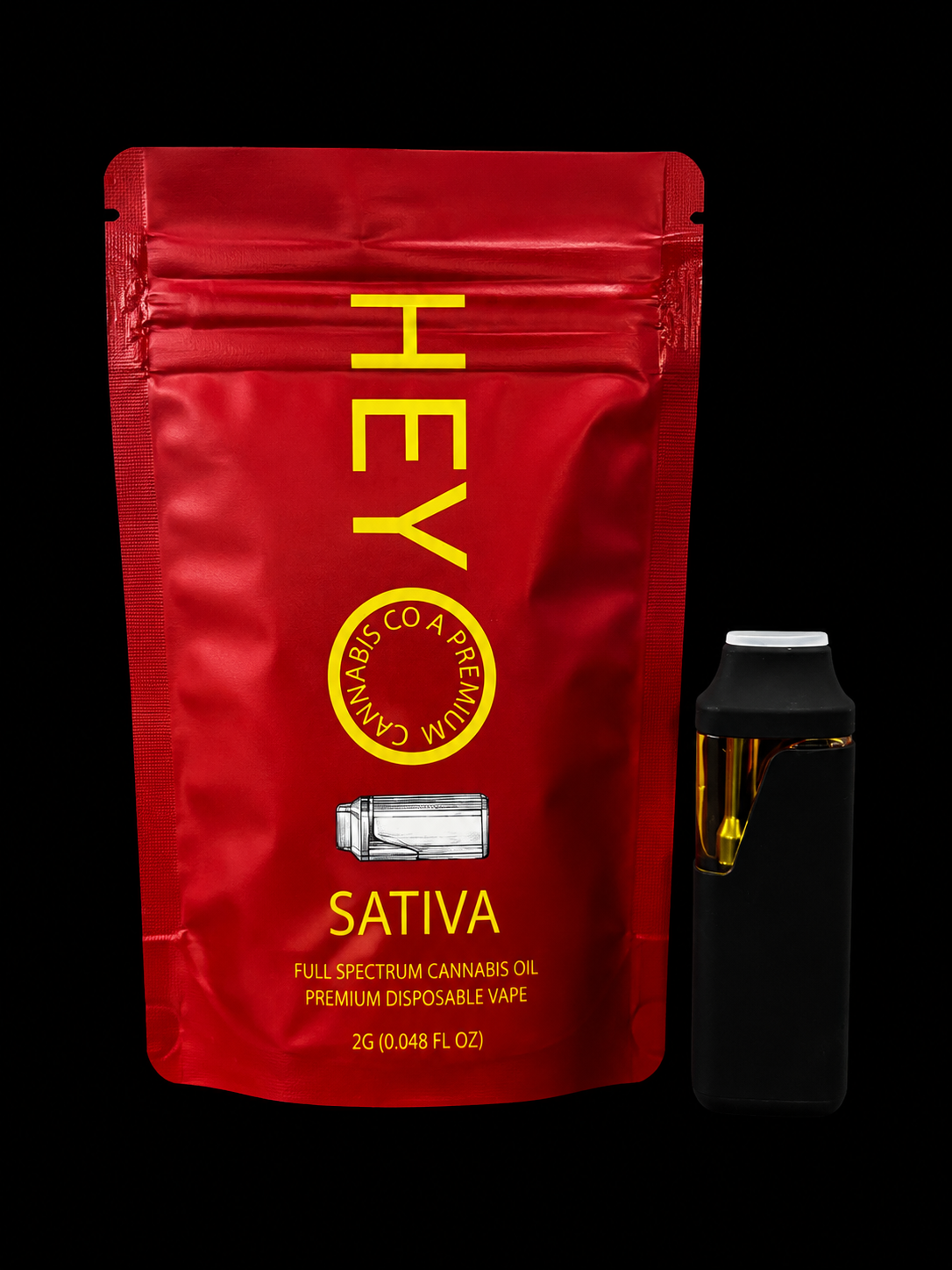 HEYO HEYO Sativa Full Spectrum Disposable Vape