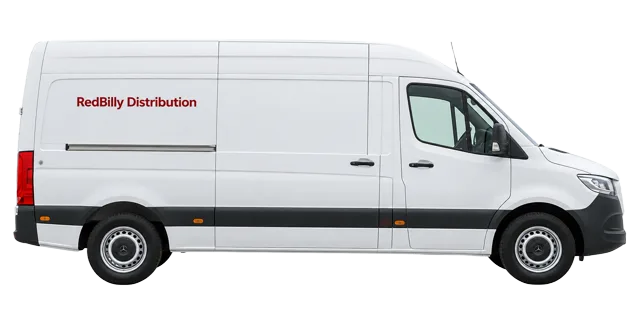 RedBilly Distribution delivery van